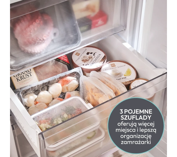 Candy ECN4CQTEW186 Fresco 500 No Frost 185cm Biały - Kup na Raty - RRSO 0%