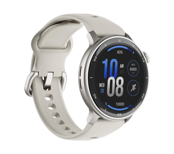 STELIO Activ Funkcje AI 46mm GPS Srebrny