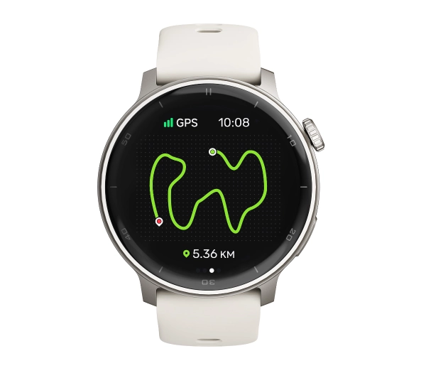 STELIO Activ Funkcje AI 46mm GPS Srebrny