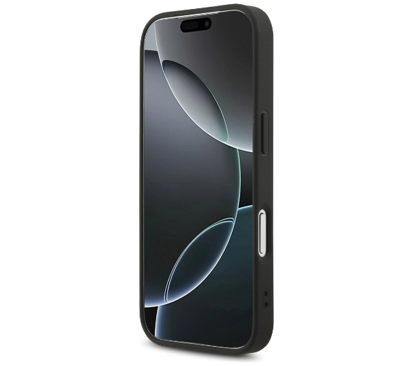 Guess Fixed Glitter Big 4G do iPhone 17 Pro Czarny