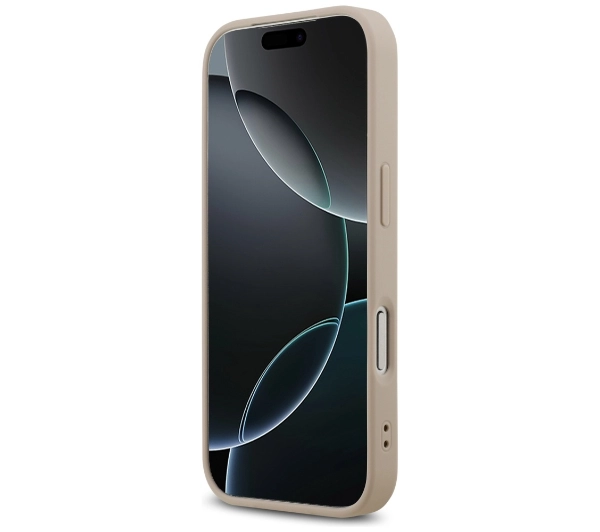 Guess 4G Ring Classic Logo MagSafe do iPhone 17 Pro różowy