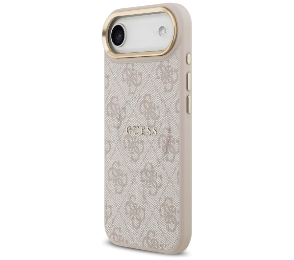 Guess PU Classic Logo MagSafe do iPhone Air Różowy