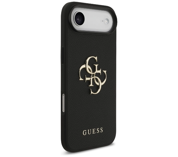 Guess Grained Big 4G & Classic Logo do iPhone Air Czarny