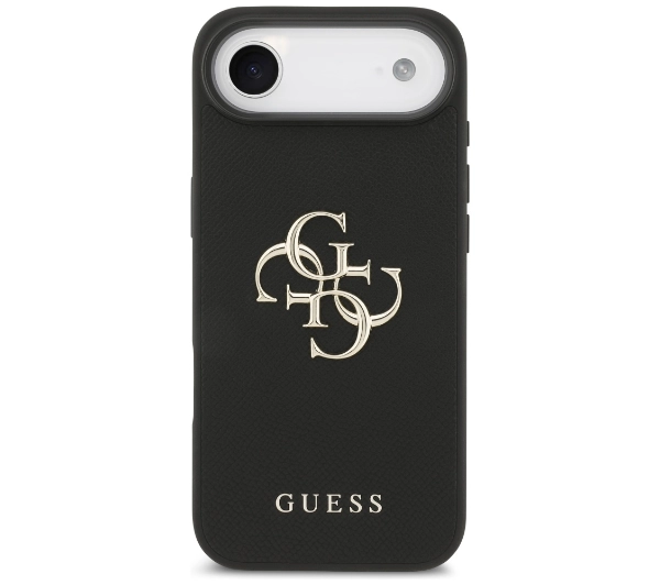 Guess Grained Big 4G & Classic Logo do iPhone Air Czarny