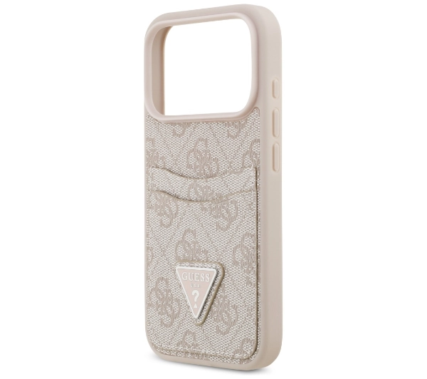 Guess 4G Double Card Triangle do iPhone 17 Pro różowy