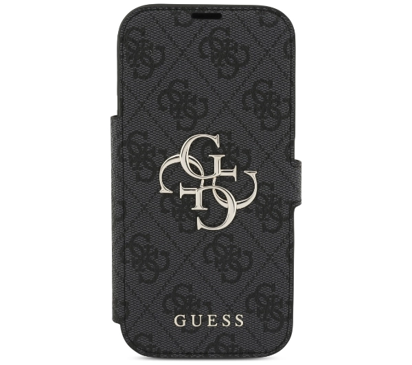 Guess Book 4G Metal Logo do iPhone 17 Pro Czarny