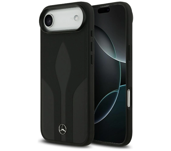 Mercedes-Benz Leather The Move MagSafe do iPhone Air czarny