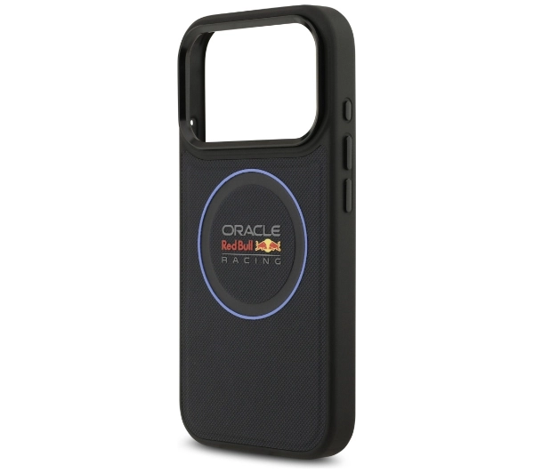 Red Bull Racing Meshed Blue Ring & Metal Buttons MagSafe do iPhone 17 Pro granatowy