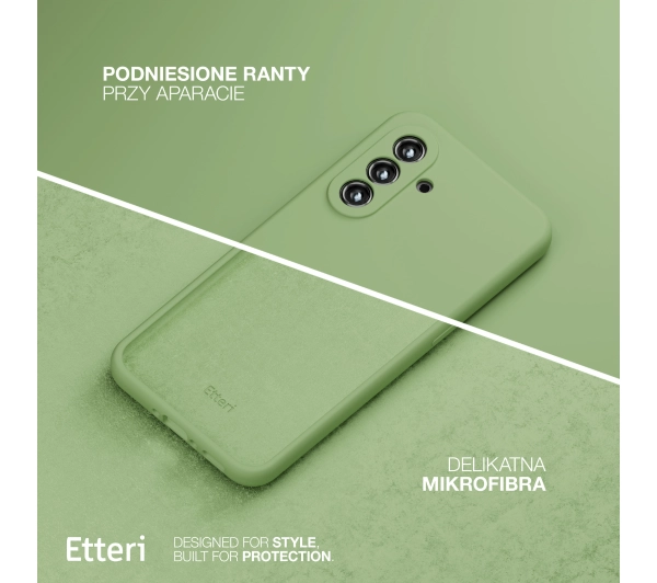 Etteri Silicone Case Galaxy S23 Fe Zielony