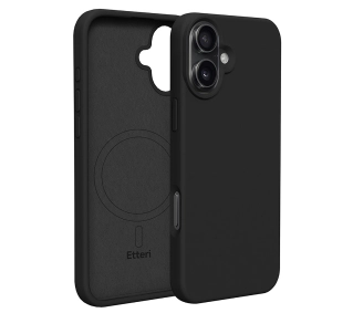 Etteri Silicone Case do iPhone 16 Plus Czarny - ⚡ EURO HIT CENOWY! ⚡