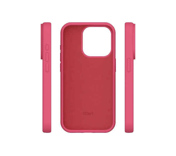Etteri Silicone Case do iPhone 15 Pro Max Malinowy