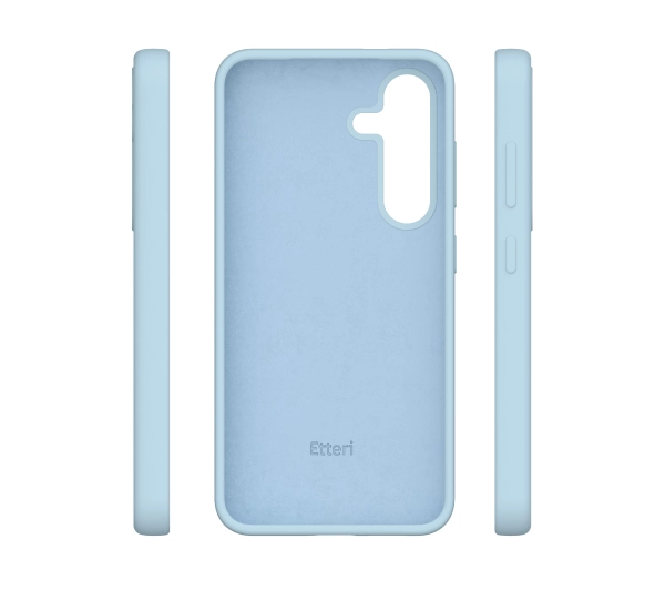 Etteri Silicone Case do Galaxy S25 Niebieski