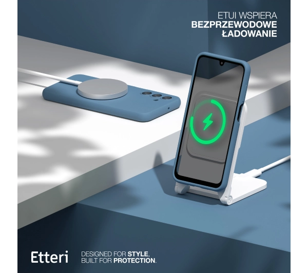 Etteri Silicone Case do Galaxy A36 5G Niebieski
