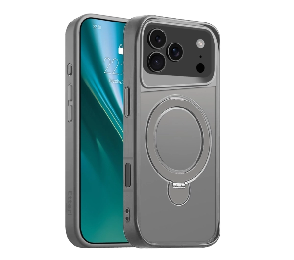 Etteri Matt Mag Ring do iPhone 17 Pro Szary
