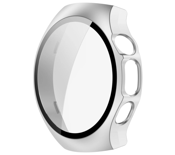 Bizon ze szkłem do Huawei Watch 5 42 mm srebrny