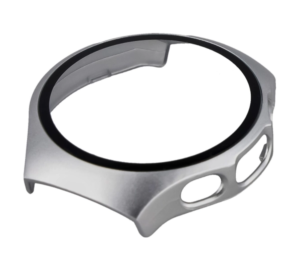 Bizon ze szkłem do Huawei Watch 5 42 mm srebrny