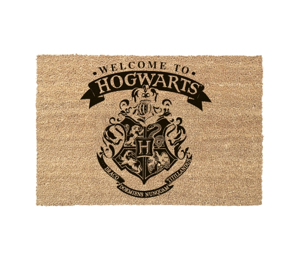Pyramid Coir Doormat Harry Potter (Hogwarts Crest and Banner)