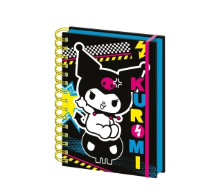 Pyramid A5 Wiro Notebook Kuromi (Punk Vibes)