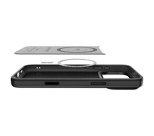 Spigen Enzo Aramid "T" Mag MagSafe do iPhone 17 Pro Czarny