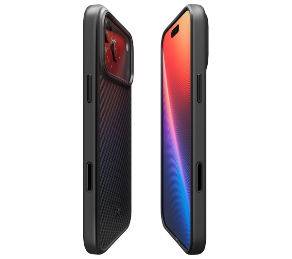 Spigen Enzo Aramid "T" Mag MagSafe do iPhone 17 Pro Czarny