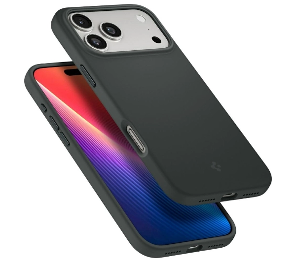 Spigen Silicone Fit MAG MagSafe do iPhone 17 Pro Zielony
