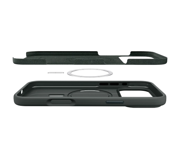 Spigen Silicone Fit MAG MagSafe do iPhone 17 Pro Zielony