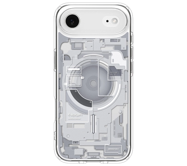 Spigen Ultra Hybrid Mag MagSafe do iPhone Air zero one Biały