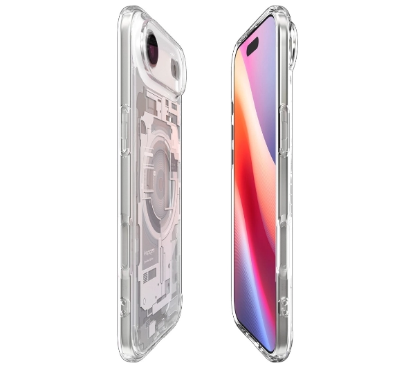 Spigen Ultra Hybrid Mag MagSafe do iPhone Air zero one Biały