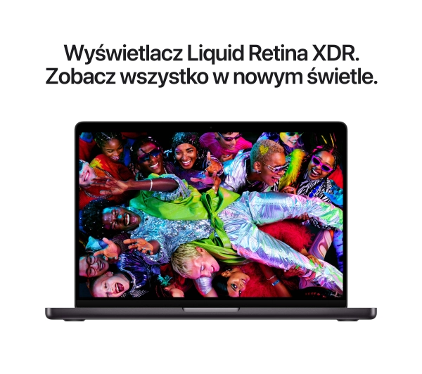Apple MacBook Pro 2025 14,2" M5 24GB RAM 1TB Dysk macOS Gwiezdna Czerń Funkcje AI - Kup na Raty - RRSO 0%