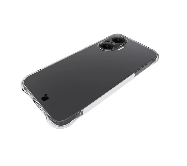 Bizon elastyczne etui Salpa + 2x szkło hartowane Clear Pack do POCO F7
