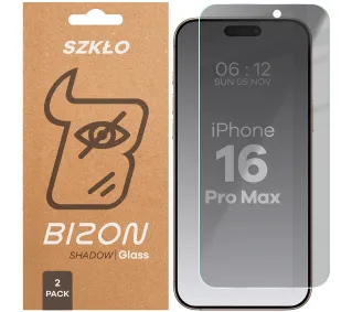 Bizon prywatyzujące Clear Shadow Duo do iPhone 16 Pro Max