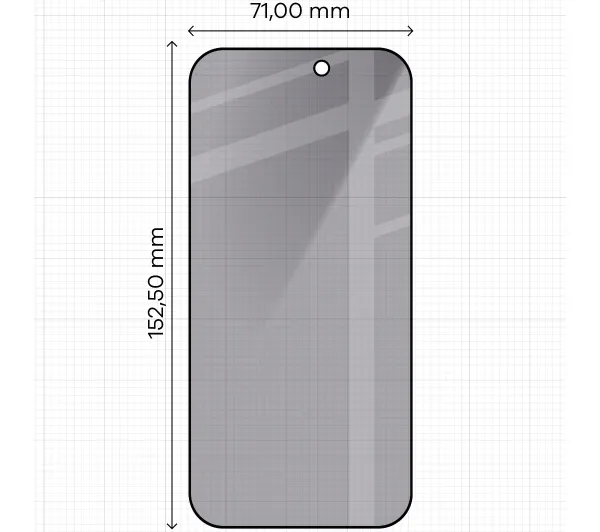 Bizon prywatyzujące pełne Edge Shadow do iPhone Air
