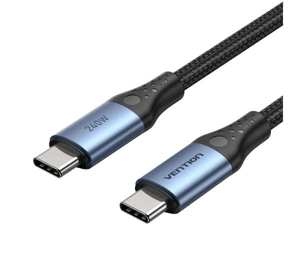 Vention USB-C do USB-C 2.0 5A 240W 1,5m Czarny