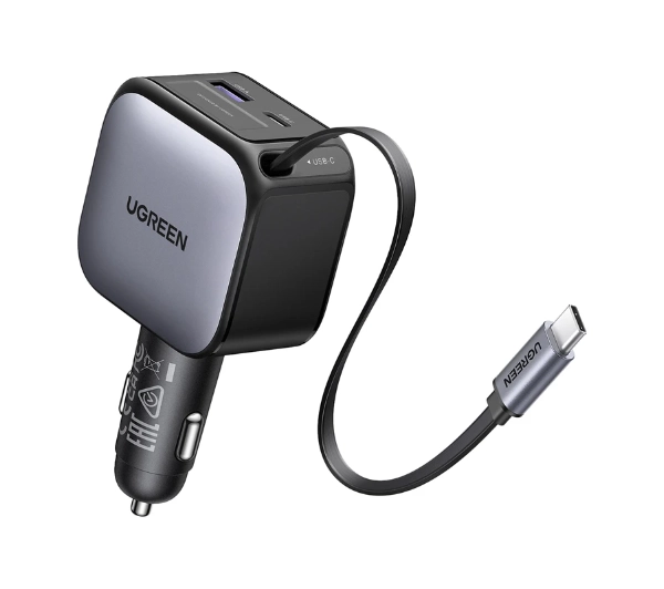 UGREEN EC602 2x USB-C USB-A 60W Szary