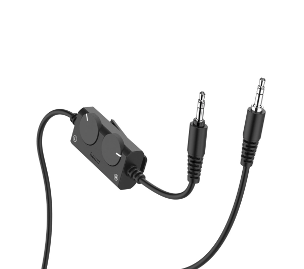 Hama 00221846 TV Headphones Cable Nauszne Kabel 6m Regulacja Głośności Czarny