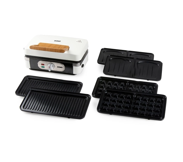 Opiekacze do kanapek - Domo DO9277C Gofry Muszle Panini 1100W