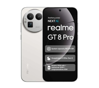 realme GT 8 Pro 16/512GB 6,79" 144Hz 200Mpix Biały - Kup na Raty - RRSO 0%