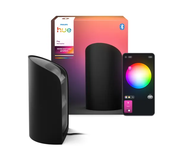 Inteligentne oświetlenie - Philips Hue Play do podświetlenia ściany Czarny 1szt.