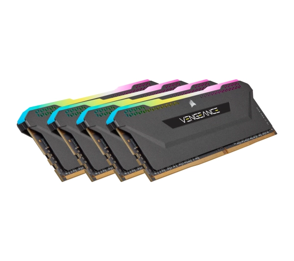 Corsair Vengeance RGB Pro SL DDR4 32GB (4x8GB) 3200 CL16 Czarny - Kup na Raty - RRSO 0%