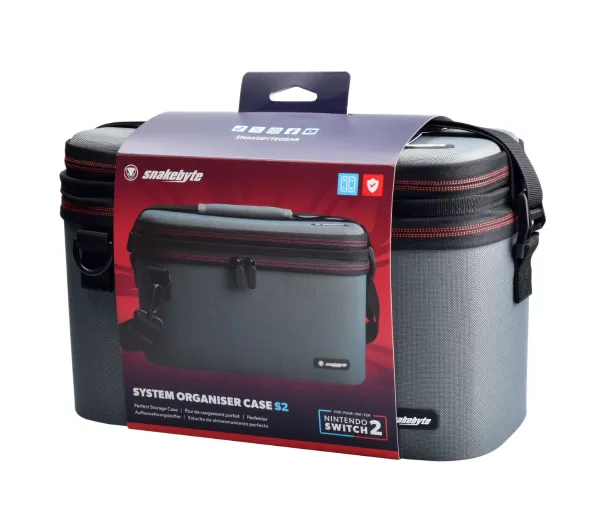 Torba SNAKEBYTE Organizer Case S2 do Nintendo Switch 2 Szary