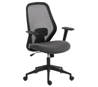 Cobra Office One HF306BK Biurowy do 150kg Tkanina Czarny - Kup na Raty - RRSO 0%