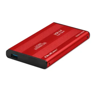 Qoltec 51860 HDD SSD 2.5" SATA3 USB 3.0 Czerwony