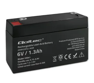 Qoltec 53041 AGM 6V 1.3Ah