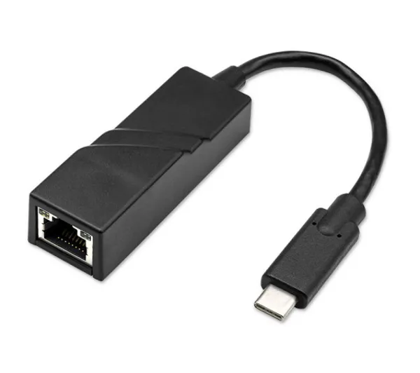 Qoltec 50378 RJ-45 do USB-C Czarny