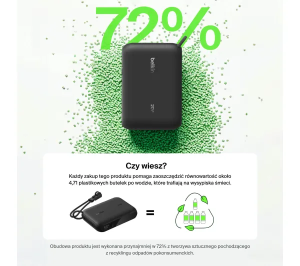 Belkin BoostCharge 10000mAh 20W Czarny