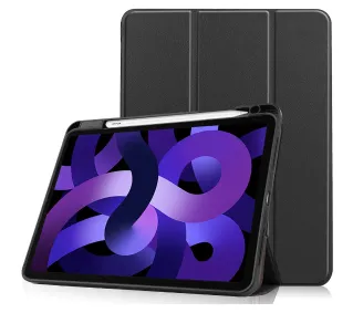 Bizon Case Tab Lizard z klapką do iPad Air 5 / 4 Czarny