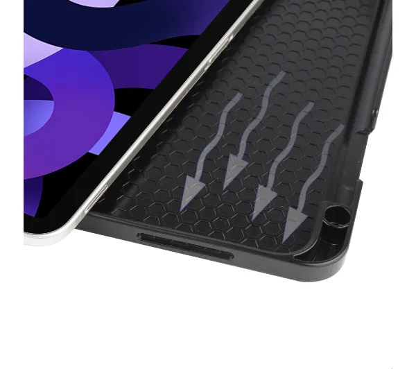 Bizon Case Tab Lizard z klapką do iPad Air 5 / 4 Czarny