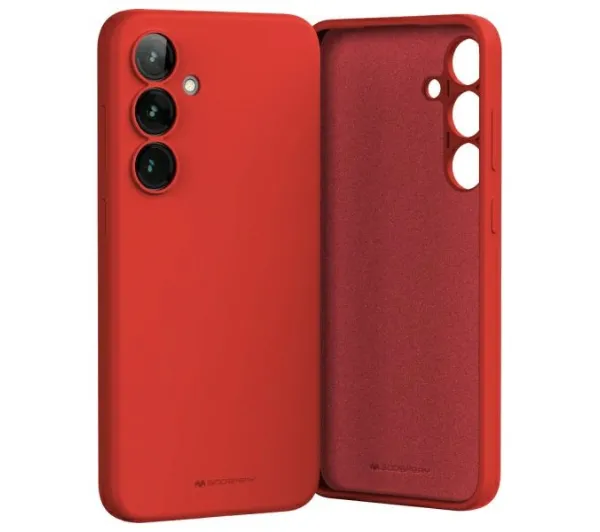 Mercury Silicone Samsung A16 A166 Czerwony