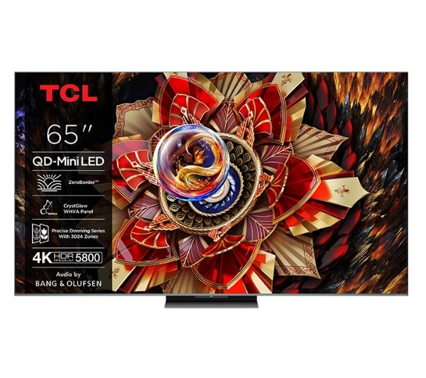 TCL 65C9K 65" QD-Mini LED 4K 144Hz Google TV Dolby Vision IQ Dolby Atmos HDMI 2.1 DVB-T2 + Soundbar TCL Q65H - Kup na Raty - RRSO 0%
