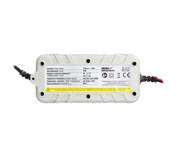 Dedra DEPM019LFP 6/12V 4-120Ah